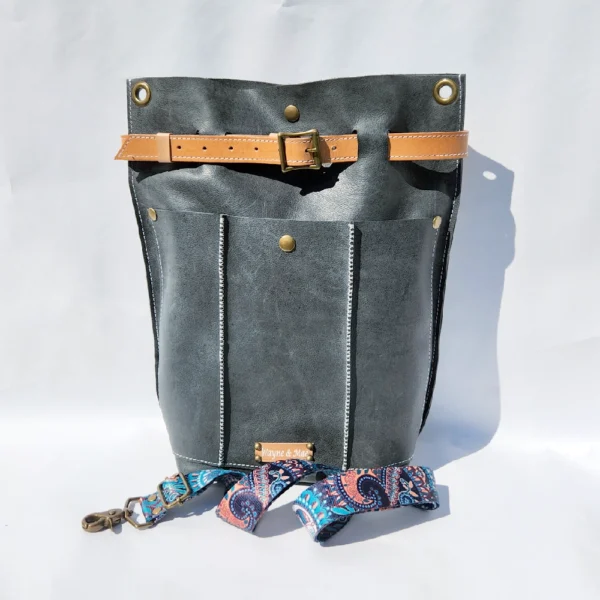 slate tote bag